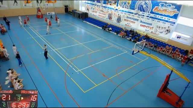07 Ростов - Ногинск 41:32. Рождественский турнир по баскетболу 2015. Углич смотреть онлайн