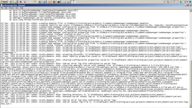 Weblogic Training - Session 12 - Nodemanager in weblogic смотреть онлайн