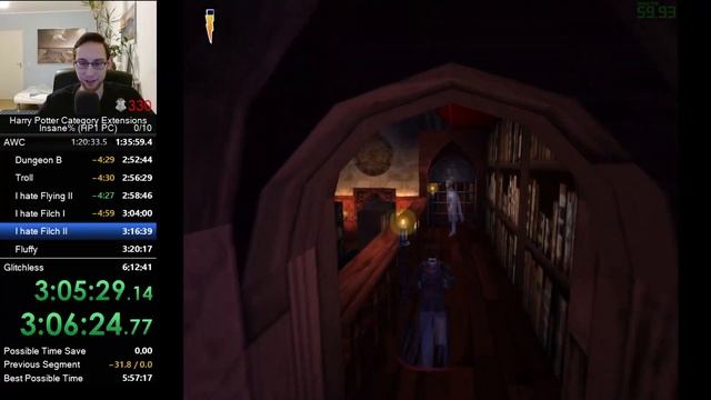 Harry Potter and the Philosopher's Stone (PC) Insane% Speedrun (100%/AWC/Any%/Glitchless) in 6:08:0 смотреть онлайн