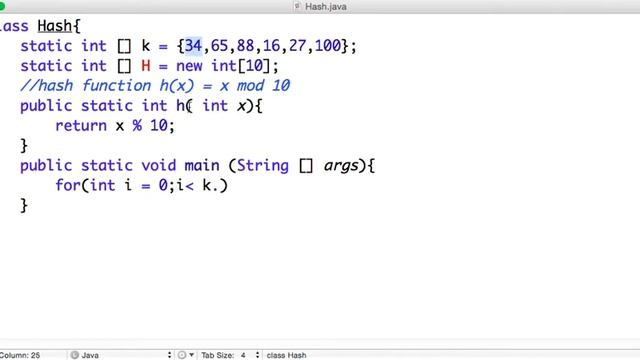 Data Structure: Hashing Java Program هياكل البيانات: هاش برنامج جافا смотреть онлайн