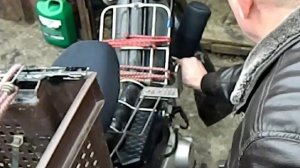 Промывка двигателя и замена масла  в мопеде Delta Alpha