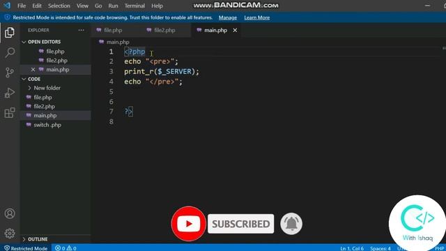 Server Variable in PHP tutorial in Urdu/Hindi смотреть онлайн