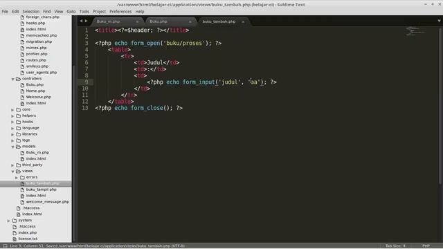 Membuat Tambah Data dengan CodeIgniter 3 dan MariaDB (4) смотреть онлайн
