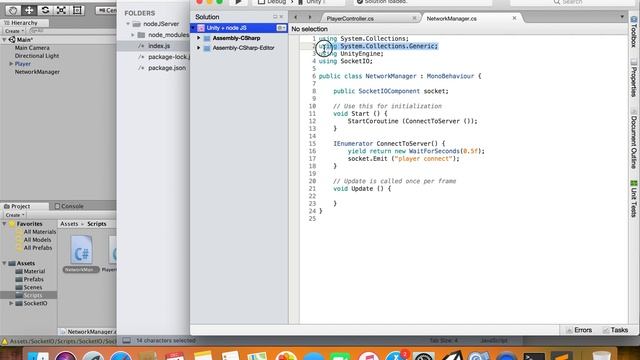 Unity + Node JS + Socket io Parte 3 Socket io en Unity смотреть онлайн