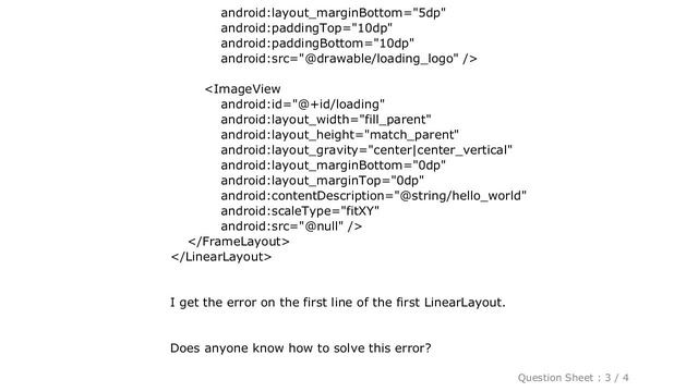 Android : The layout layout in layout has no declaration in the base layout folder [error] смотреть онлайн