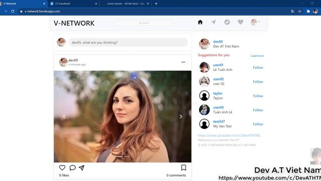 MERN Stack Build a Social Media App - Demo смотреть онлайн