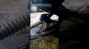 Поставили амортизатор от ижа на снегоход буран