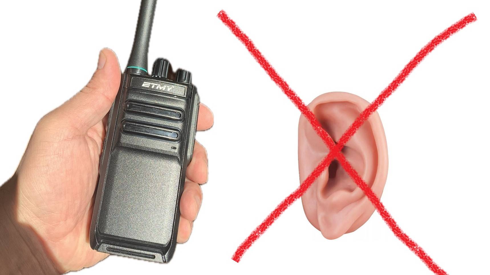 Рация с шифрованием AES256 модель ЕТ-50 DMR производства ETMY