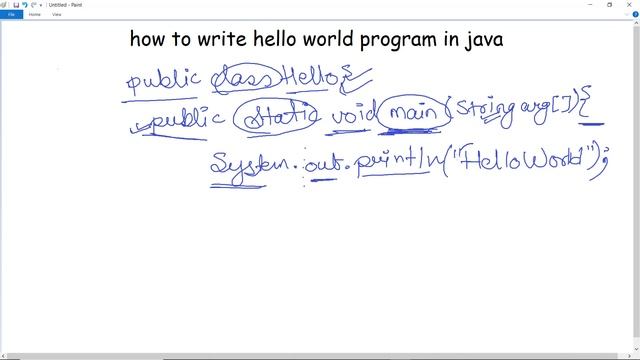 How to write hello world program in java | public static void main syntax Analysis | Compile | Run смотреть онлайн