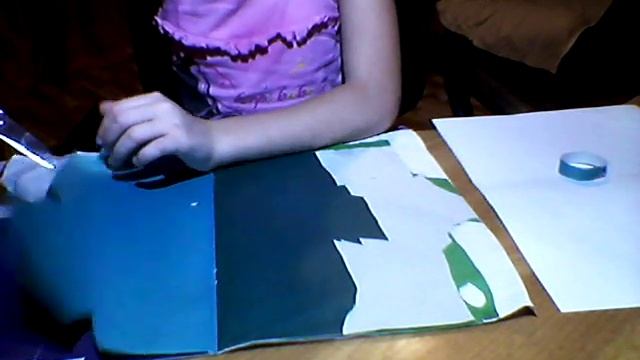 Как делать бумажную цепочку из цветной бумаги смотреть онлайн