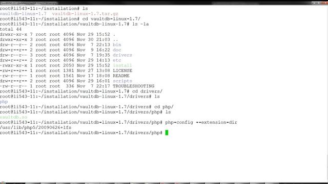 VaultDB PHP Driver installation tutorial смотреть онлайн