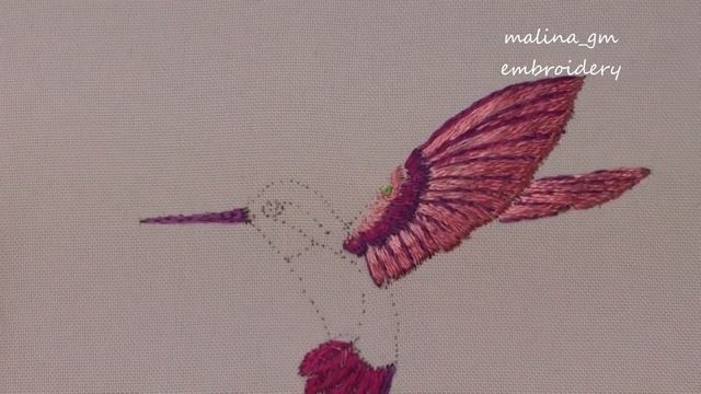 Long and Short Stitches | How to Embroider a Humming-Bird смотреть онлайн