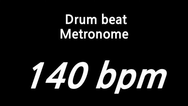 140 Bpm Drumbeat Metronome