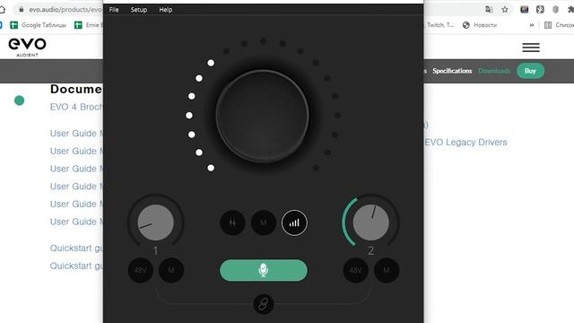 Обзор аудиокарты AUDIENT EVO 4 смотреть онлайн