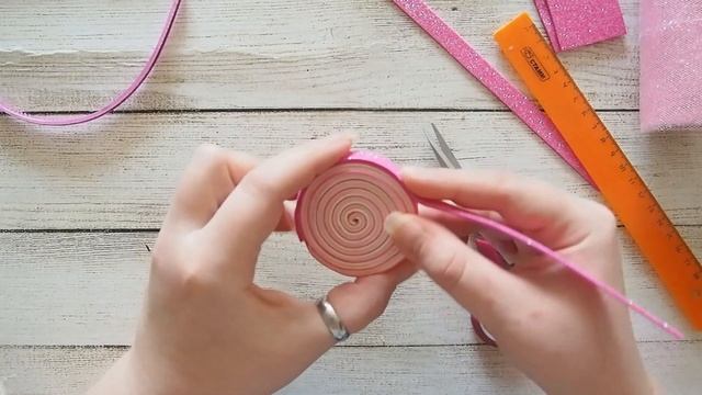 Ободок "Конфетка" на новогодний утренник. Конфетка из фоамирана DIY смотреть онлайн