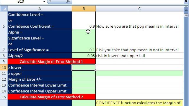 Excel Statistics 80: Confidence Interval Sigma Known смотреть онлайн