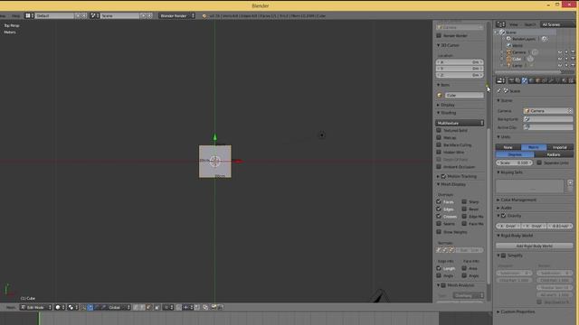 Blender 2.76 Absolute grid snapping смотреть онлайн