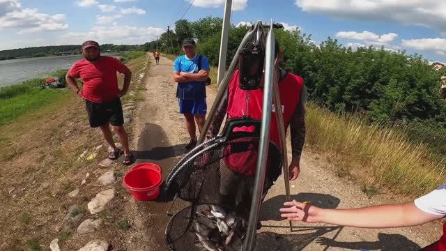 Соревнования по рыбной ловле.. Ловля на фидер. р.Кинешемка. Чемпионат Ивановской области