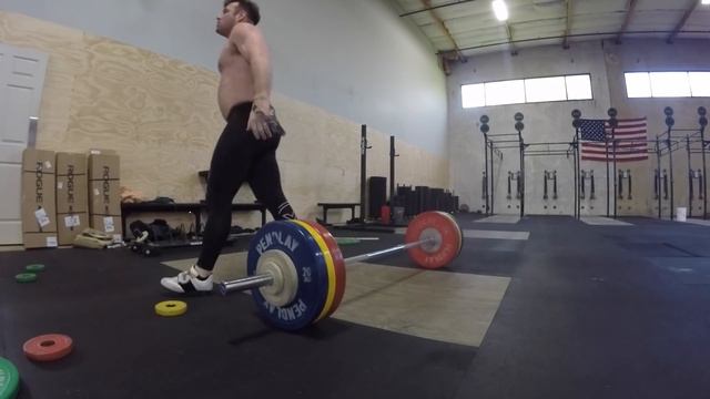 Jon North - 150.5kg Snatch (Dirty Bar) Weightlifting 4/20/17 смотреть онлайн