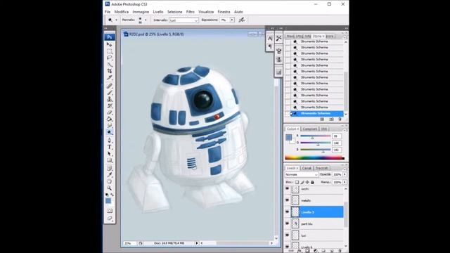 Star Wars Saga - The Force Awakens | How I draw R2D2 смотреть онлайн