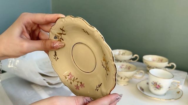 Распаковка находок! ? Винтаж / фарфор / блошиный рынок / антик / антиквариат / обзор покупок смотреть онлайн