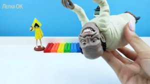 Доктор и Пациенты из Little Nightmares - Маленькие Кошмары 2. Лепим фигурки из пластилина с Лепка О