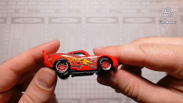 Молния McQueen - игрушечная машинка из мультфильма "Тачки". Обзор машинки из Китая. смотреть онлайн
