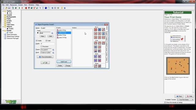 Game Maker 8.1 Lite - Beginner (Getting Started - Tutorial) смотреть онлайн