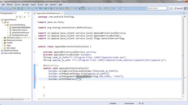 Selenium Tutorial - How to start Appium Server Programmatically смотреть онлайн