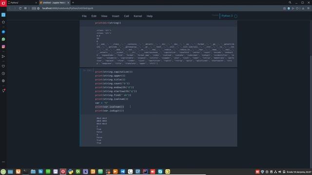 Python: łańcuchy znakowe, metody stringów, operacje, metody join i split смотреть онлайн
