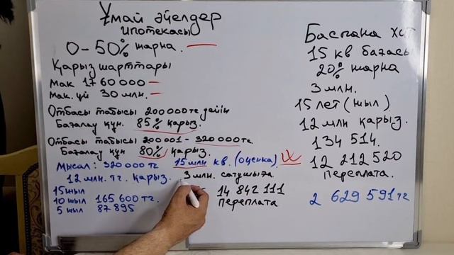 Ұмай әйелдер ипотекасы бойынша ай сайынғы төлейтін төлемі және переплата қанша? смотреть онлайн