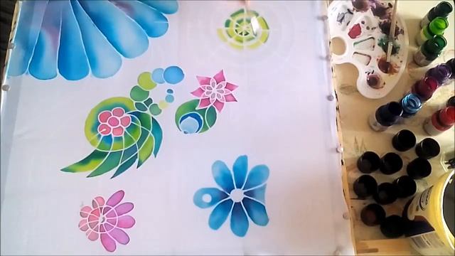 Психодел для подушки.| "Холодный" батик. смотреть онлайн