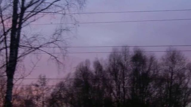 Рассвет над Лосиным островом после полнолуния,Москва смотреть онлайн