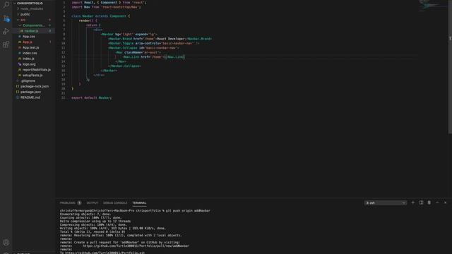 How to add a Navbar to your react project смотреть онлайн