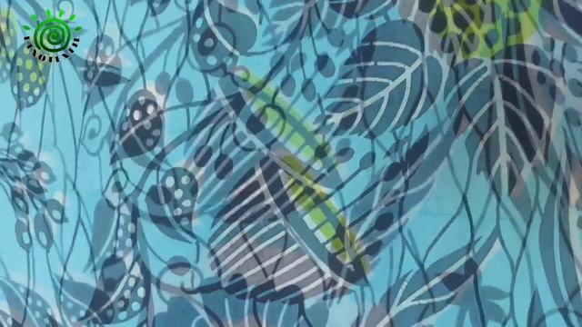 Африканский хлопок Uniwax (Vlisco Group). Ткань с восковым принтом из Кот-д’Ивуар Blue