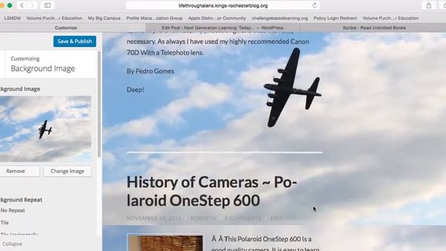 Changing Background Image on Wordpress смотреть онлайн