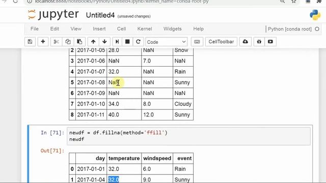 Pandas fillna() !! Filling Values with fillna Data Science смотреть онлайн