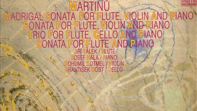 B. Martinů. Madrigal Sonata for Flute, Violin and Piano смотреть онлайн