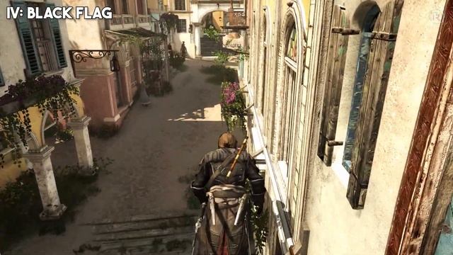 Assassins Creed Mirage vs AC IV Black Flag - Parkour Gameplay Comparison смотреть онлайн