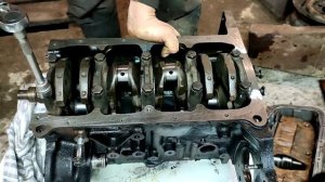 Установка коленвала и обтяжка бугелей