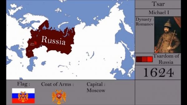 История РОССИИ на карте за 4 минуты