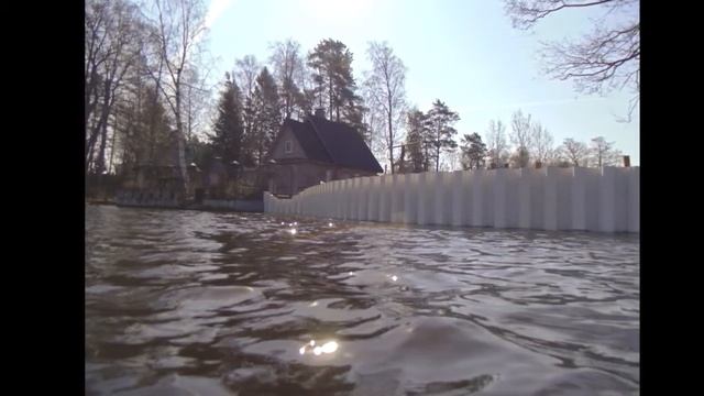 Строительство стенки из шпунта ПВХ смотреть онлайн