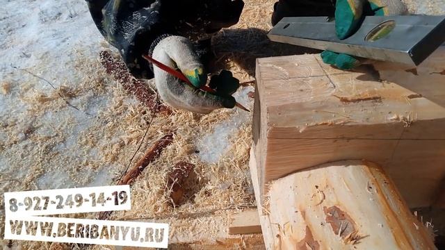 Сруб в ЛАПУ от А до Я - Весь Процесс Рубки # Делаем баню 6х4 Своими Руками!!! смотреть онлайн