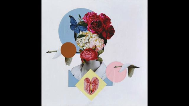 Lucie Blazevska, Blooming, Paper Collage And Drawings On Canvas, 2019