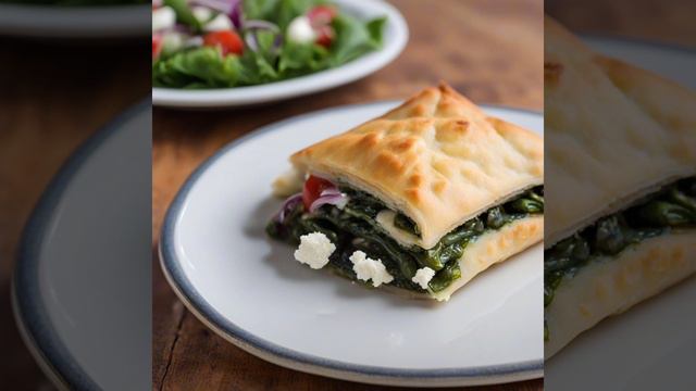Спанакопита по-гречески с греческим салатом смотреть онлайн