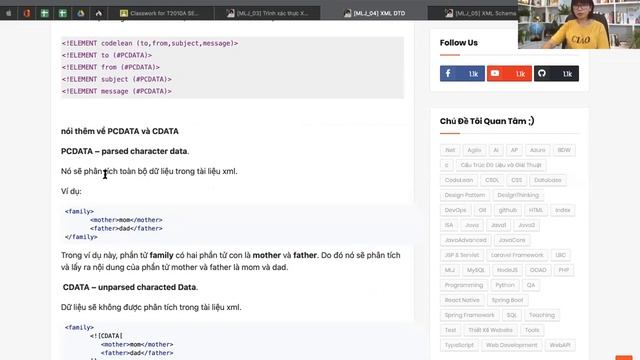 [XML & JSON] XML DTD Schema là gì смотреть онлайн