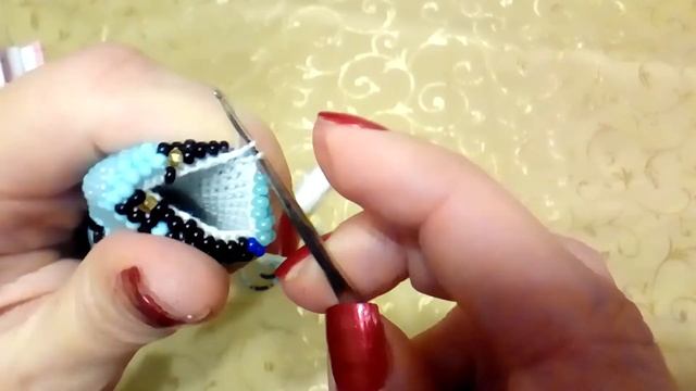 Мастер-класс по вязанию жгута из бисера столбиком. смотреть онлайн