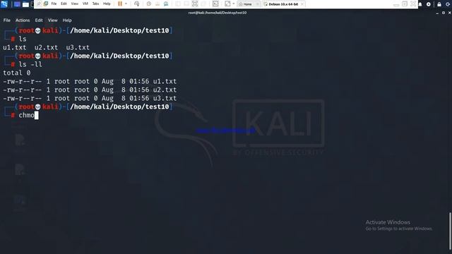 Kali Commands File Permissions смотреть онлайн