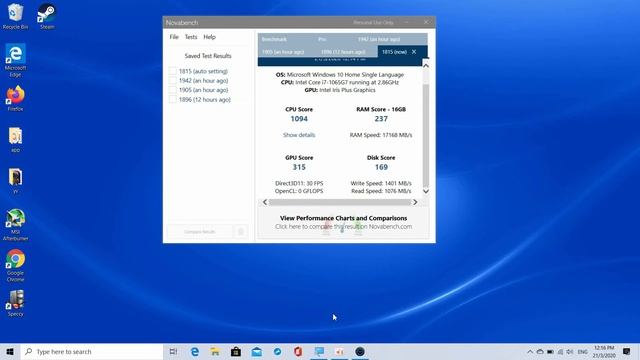 Dell Inspiron 15 5593 Laptop benchmark novabench and geekbench смотреть онлайн