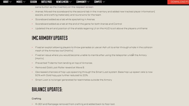 Apex Legends Patch Notes Season 13 (Awakening Collection Event) смотреть онлайн